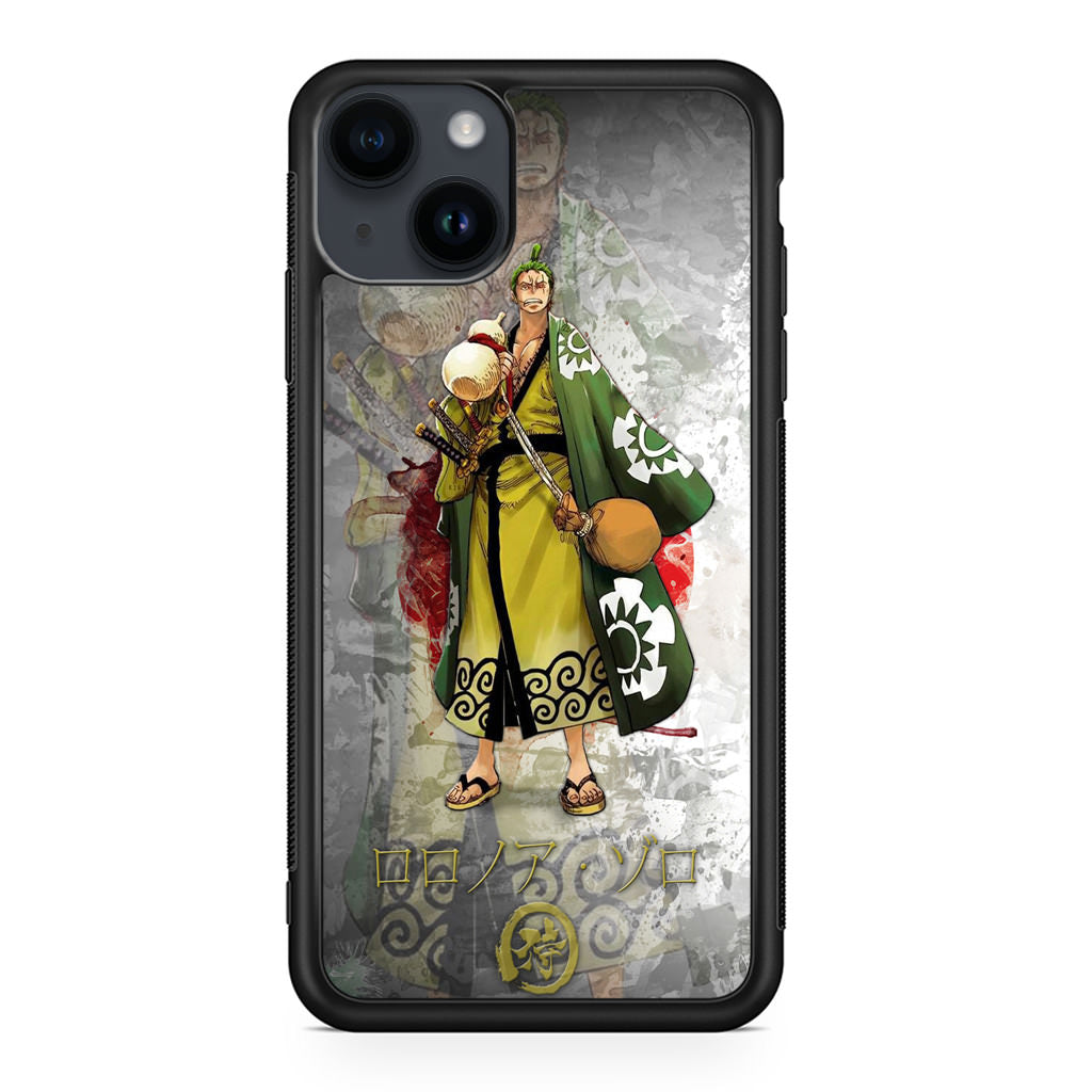 Roronoa Zoro Arc Wano iPhone 14 / 14 Plus Case