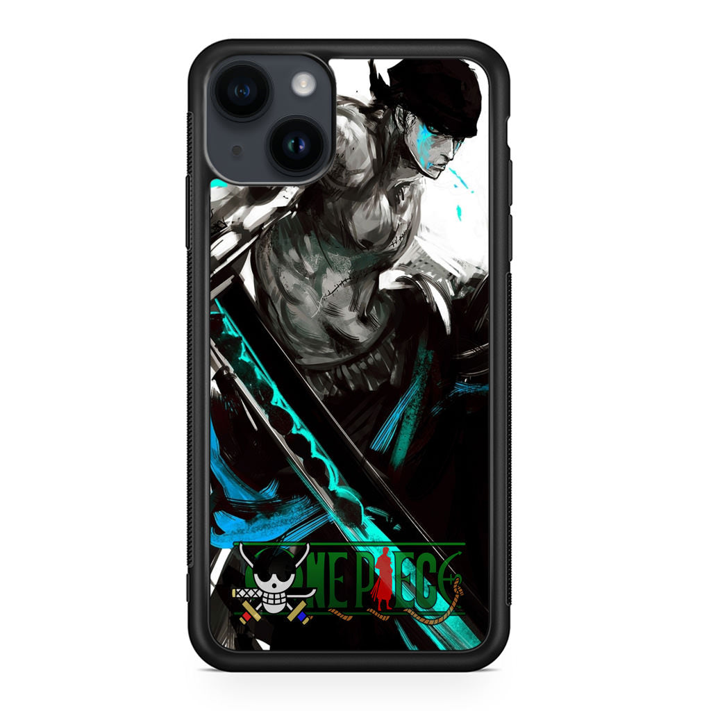 Roronoa Zoro One Piece iPhone 14 / 14 Plus Case