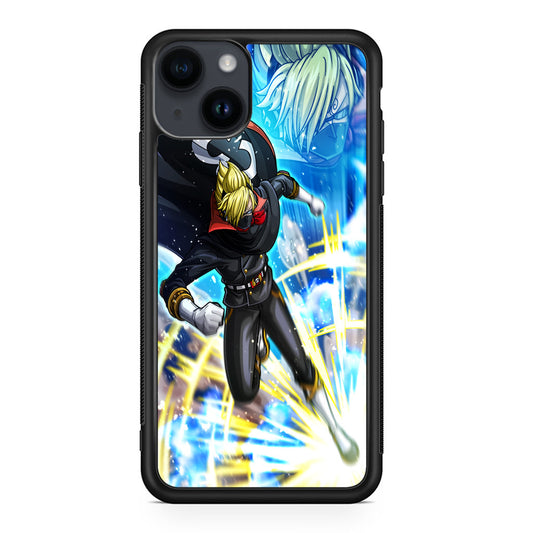 Sanji In Stealth Black Suit iPhone 14 / 14 Plus Case