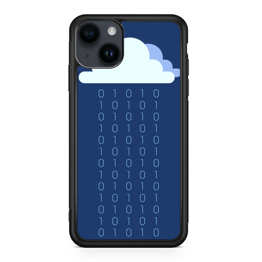 Abstract Binary Minimalist iPhone 14 / 14 Plus Case