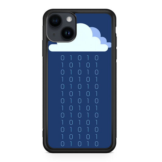 Abstract Binary Minimalist iPhone 15 / 15 Plus Case