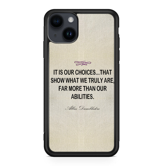 Albus Dumbledore Quote iPhone 14 / 14 Plus Case