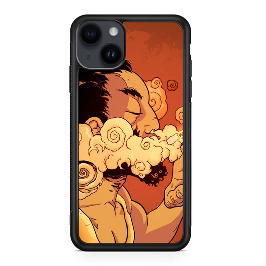 Artistic Psychedelic Smoke iPhone 14 / 14 Plus Case