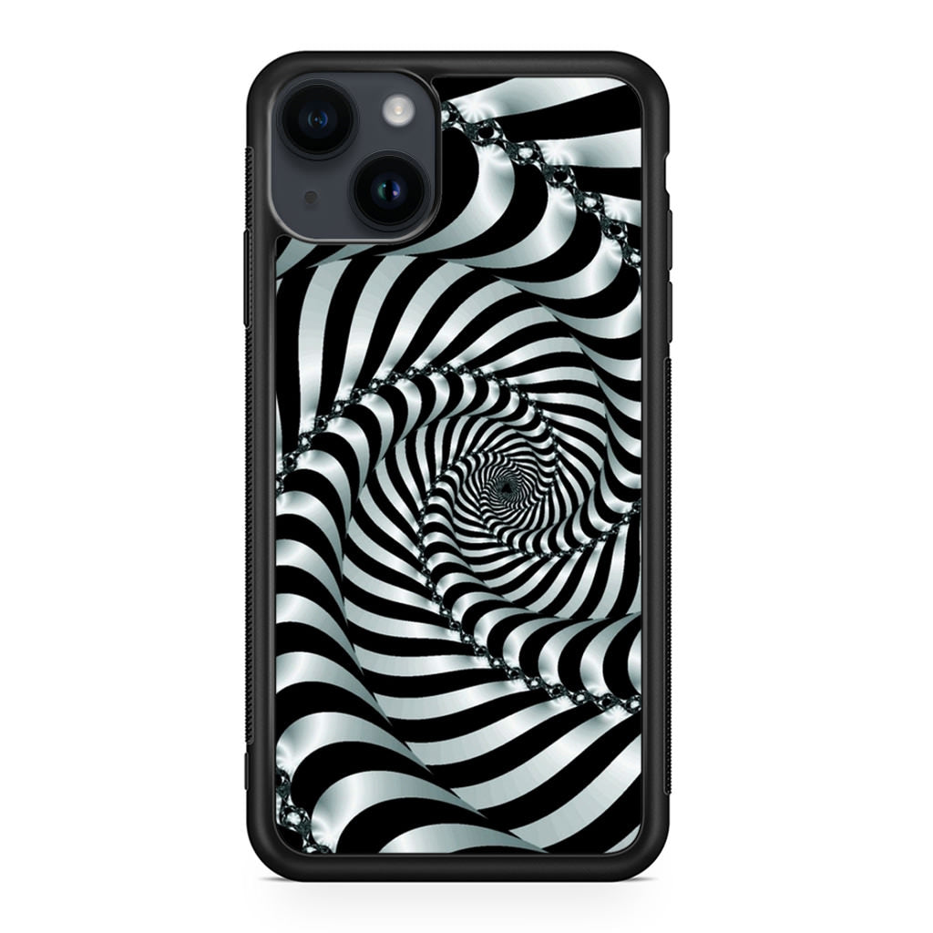 Artistic Spiral 3D iPhone 14 / 14 Plus Case