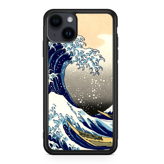 Artistic the Great Wave off Kanagawa iPhone 14 / 14 Plus Case