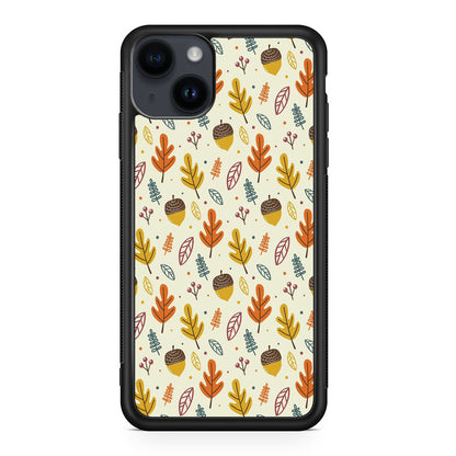 Autumn Things Pattern iPhone 14 / 14 Plus Case