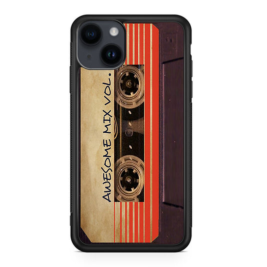 Awesome Mix Vol 1 Cassette iPhone 14 / 14 Plus Case