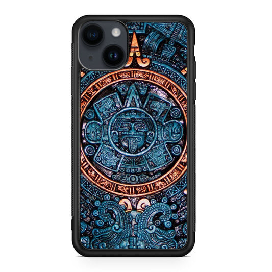 Aztec Calendar iPhone 14 / 14 Plus Case