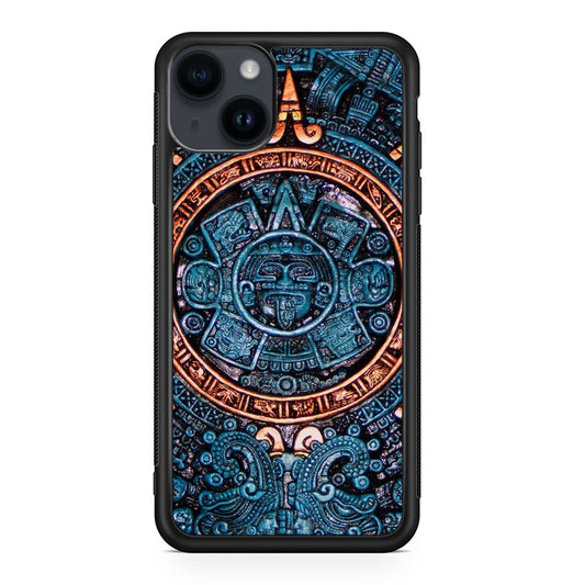 Aztec Calendar iPhone 15 / 15 Plus Case