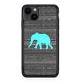 Aztec Elephant Turquoise iPhone 14 / 14 Plus Case