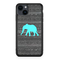 Aztec Elephant Turquoise iPhone 15 / 15 Plus Case