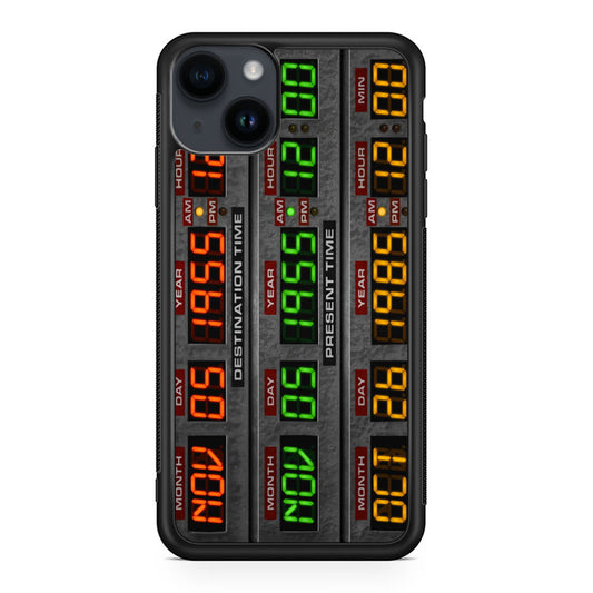 Back To The Future Time Circuits iPhone 14 / 14 Plus Case