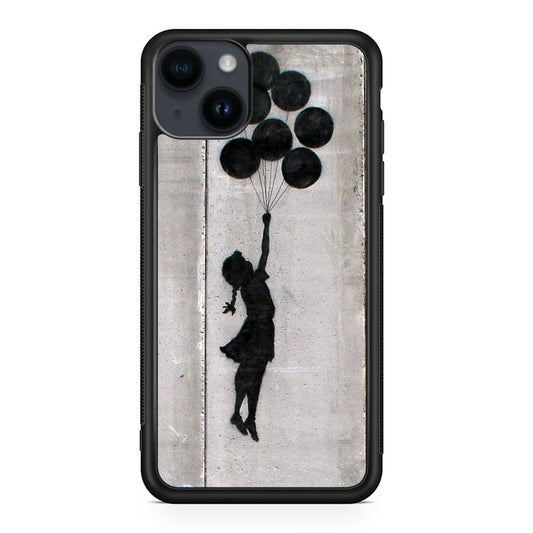 Banksy Girl With Balloons iPhone 14 / 14 Plus Case