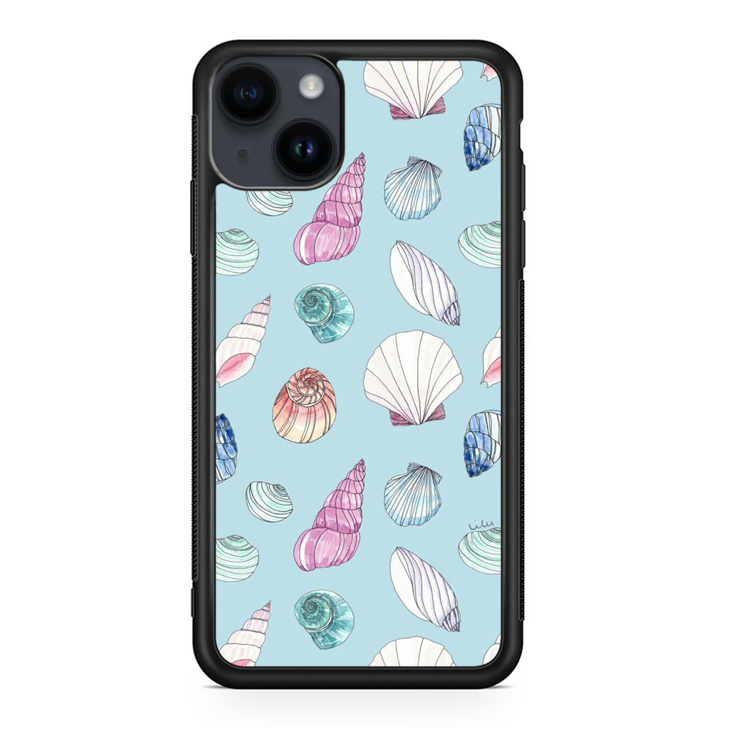 Beach Shells Pattern iPhone 14 / 14 Plus Case