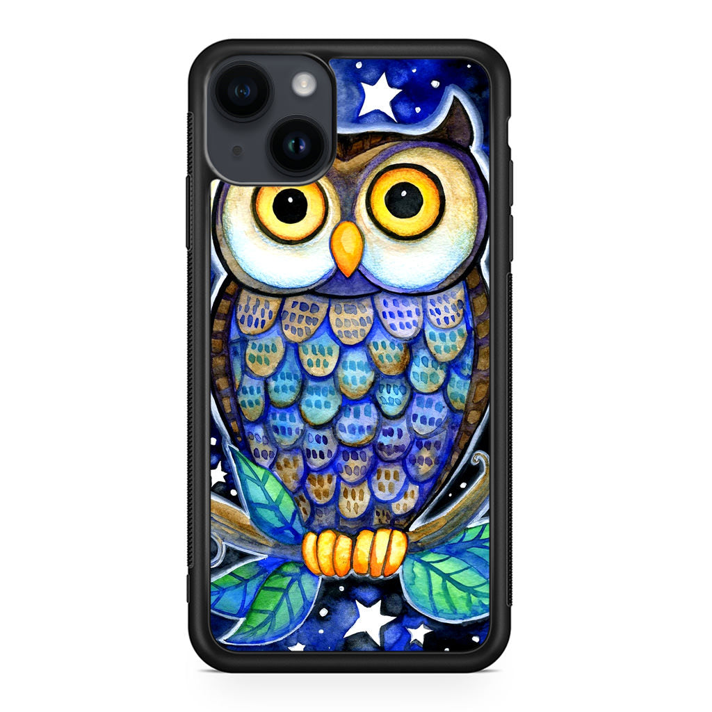 Bedtime Owl iPhone 14 / 14 Plus Case