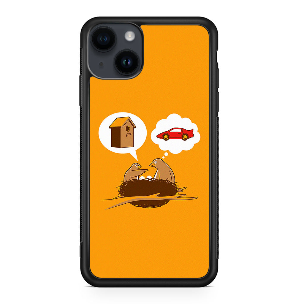 Bird Life Priorities iPhone 14 / 14 Plus Case