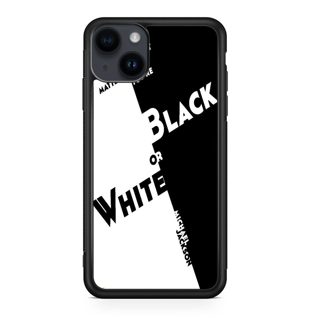 Black Or White Michael Jackson iPhone 14 / 14 Plus Case