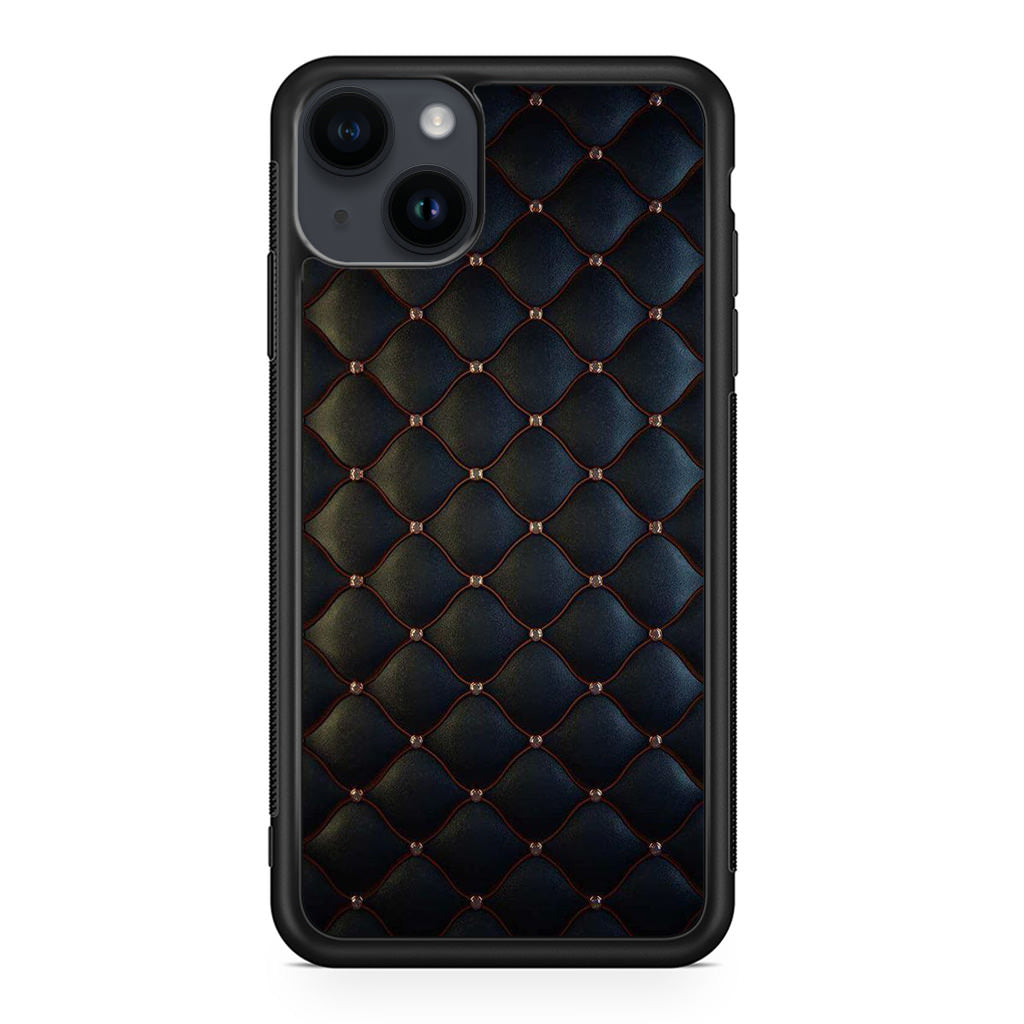 Black Royal Pattern iPhone 14 / 14 Plus Case