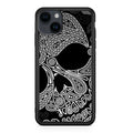 Black Skull iPhone 15 / 15 Plus Case