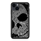 Black Skull iPhone 15 / 15 Plus Case