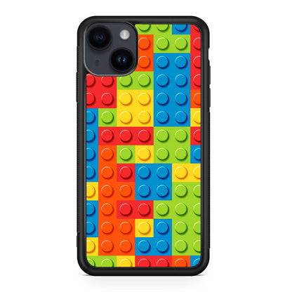 Blocks Rainbow Pattern iPhone 14 / 14 Plus Case