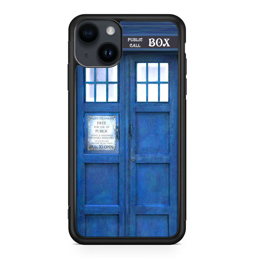 Blue Police Call Box iPhone 14 / 14 Plus Case