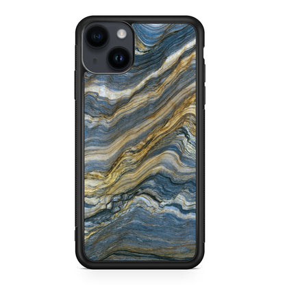 Blue Wave Marble iPhone 14 / 14 Plus Case