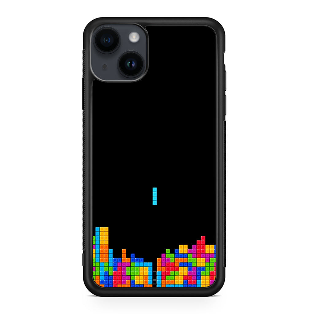 Classic Video Game Tetris iPhone 14 / 14 Plus Case