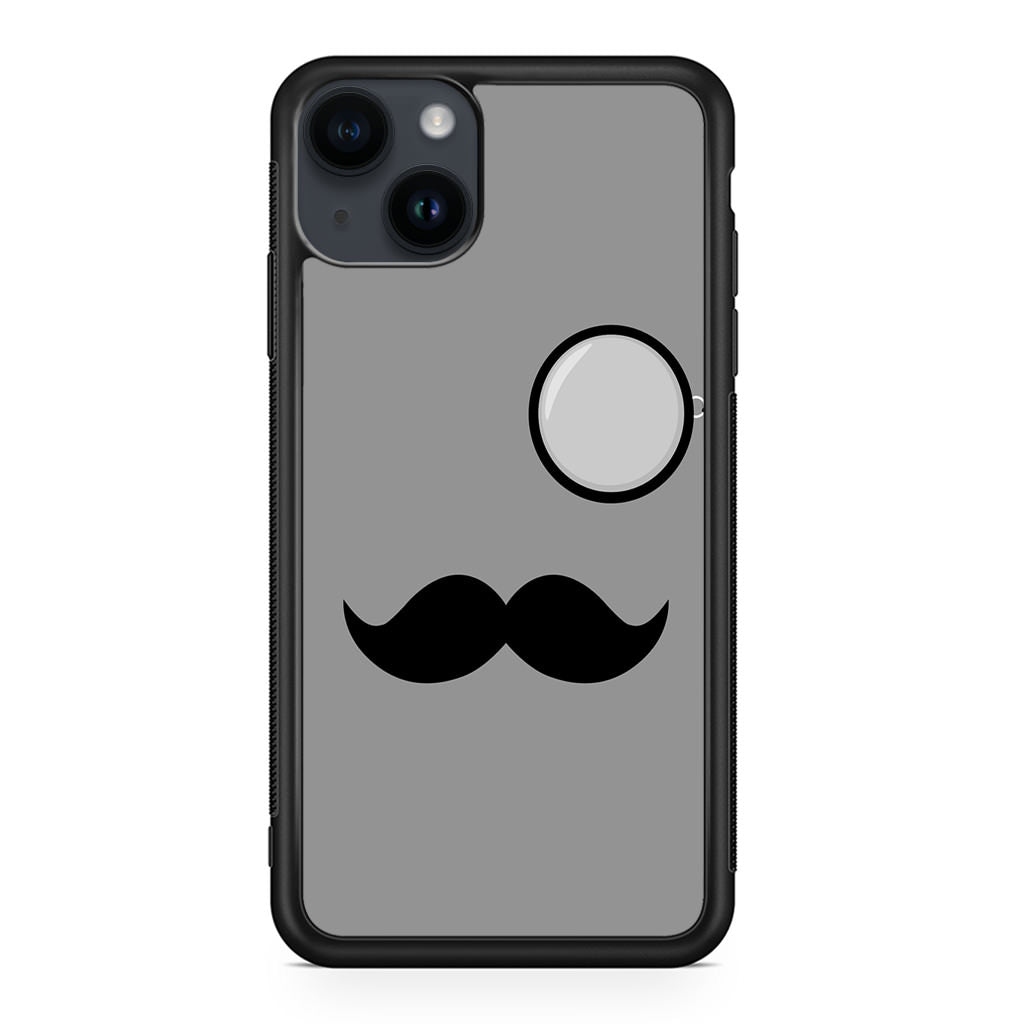 Classy Mustache iPhone 14 / 14 Plus Case