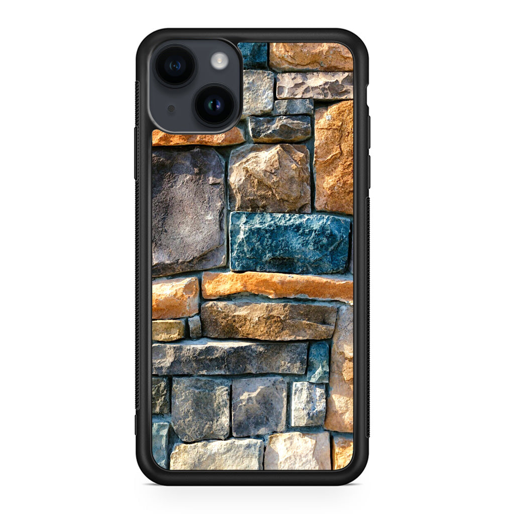 Colored Stone Piles iPhone 14 / 14 Plus Case