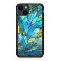 Colorful Art in Blue iPhone 14 / 14 Plus Case