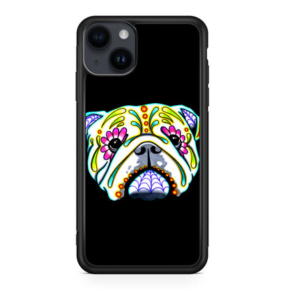 Colorful Bulldog Art iPhone 14 / 14 Plus Case