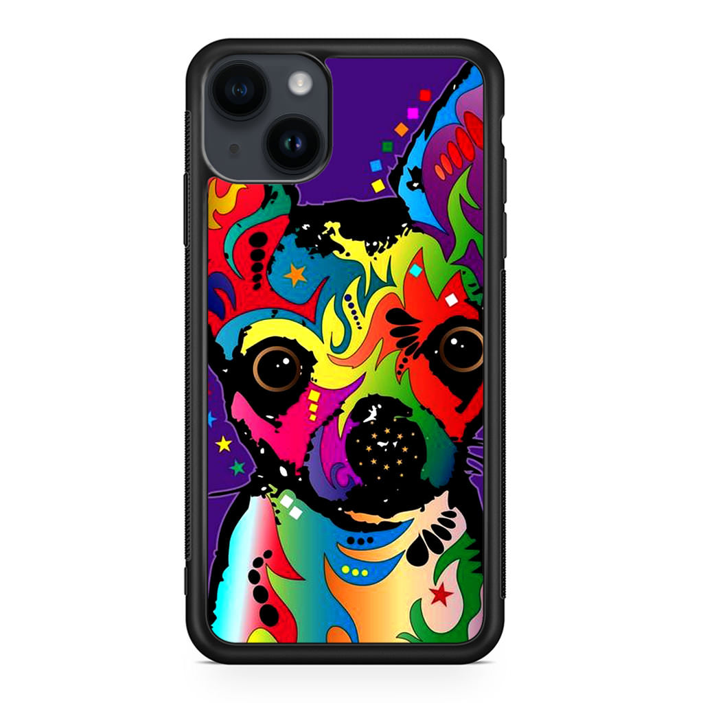 Colorful Chihuahua iPhone 14 / 14 Plus Case