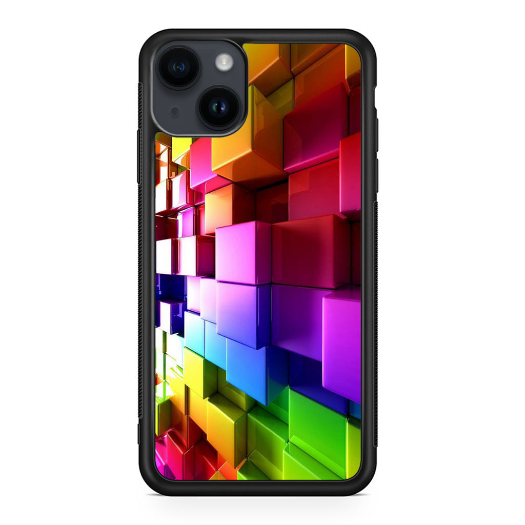 Colorful Cubes iPhone 14 / 14 Plus Case