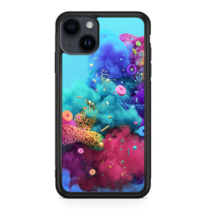 Colorful Smoke Boom iPhone 14 / 14 Plus Case