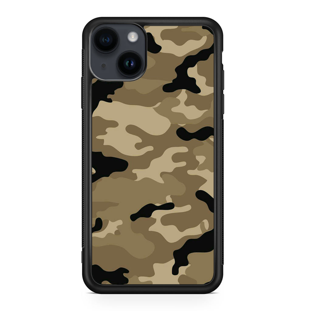 Desert Military Camo iPhone 14 / 14 Plus Case