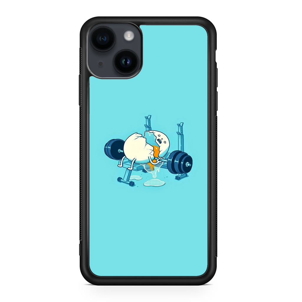 Egg Accident Workout iPhone 14 / 14 Plus Case