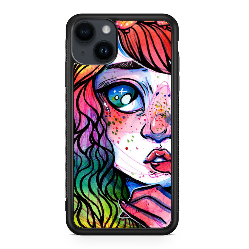 Eyes And Braids iPhone 14 / 14 Plus Case