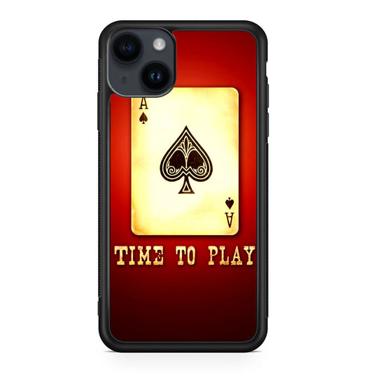 Game Card Time To Play iPhone 15 / 15 Plus Case