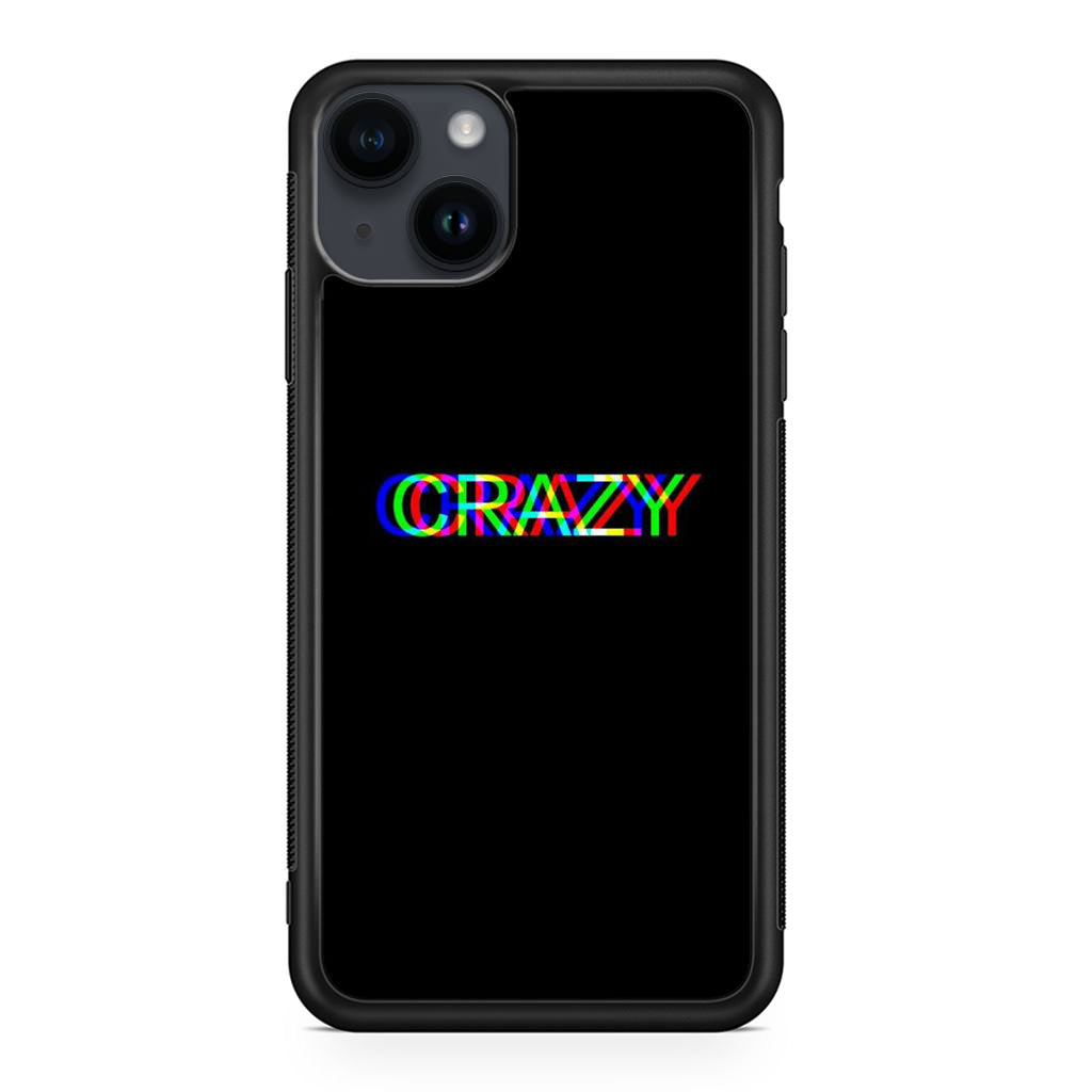 Glitch Crazy iPhone 14 / 14 Plus Case