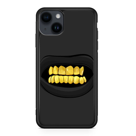 Gold Grillz iPhone 15 / 15 Plus Case