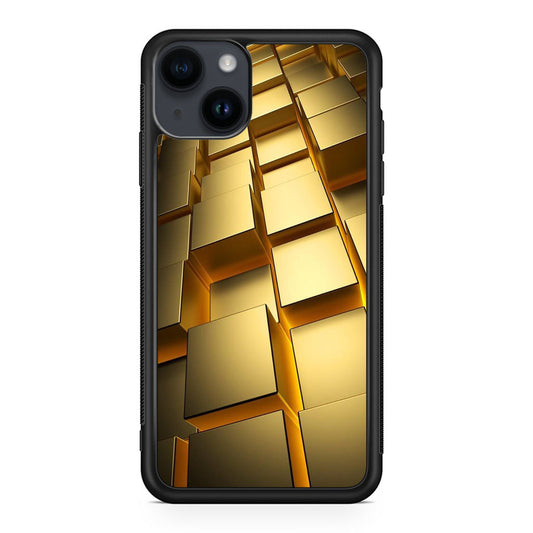 Golden Cubes iPhone 15 / 15 Plus Case