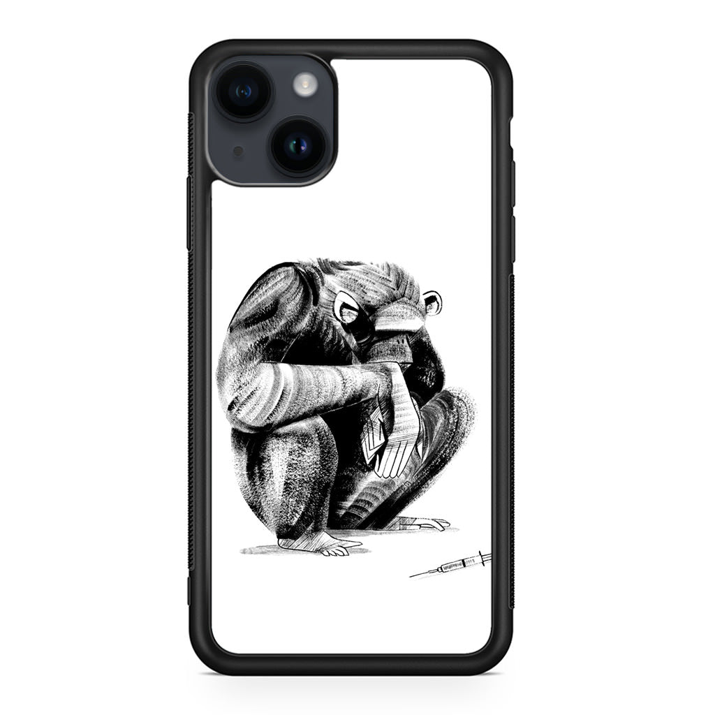 Guinea Chimp iPhone 14 / 14 Plus Case