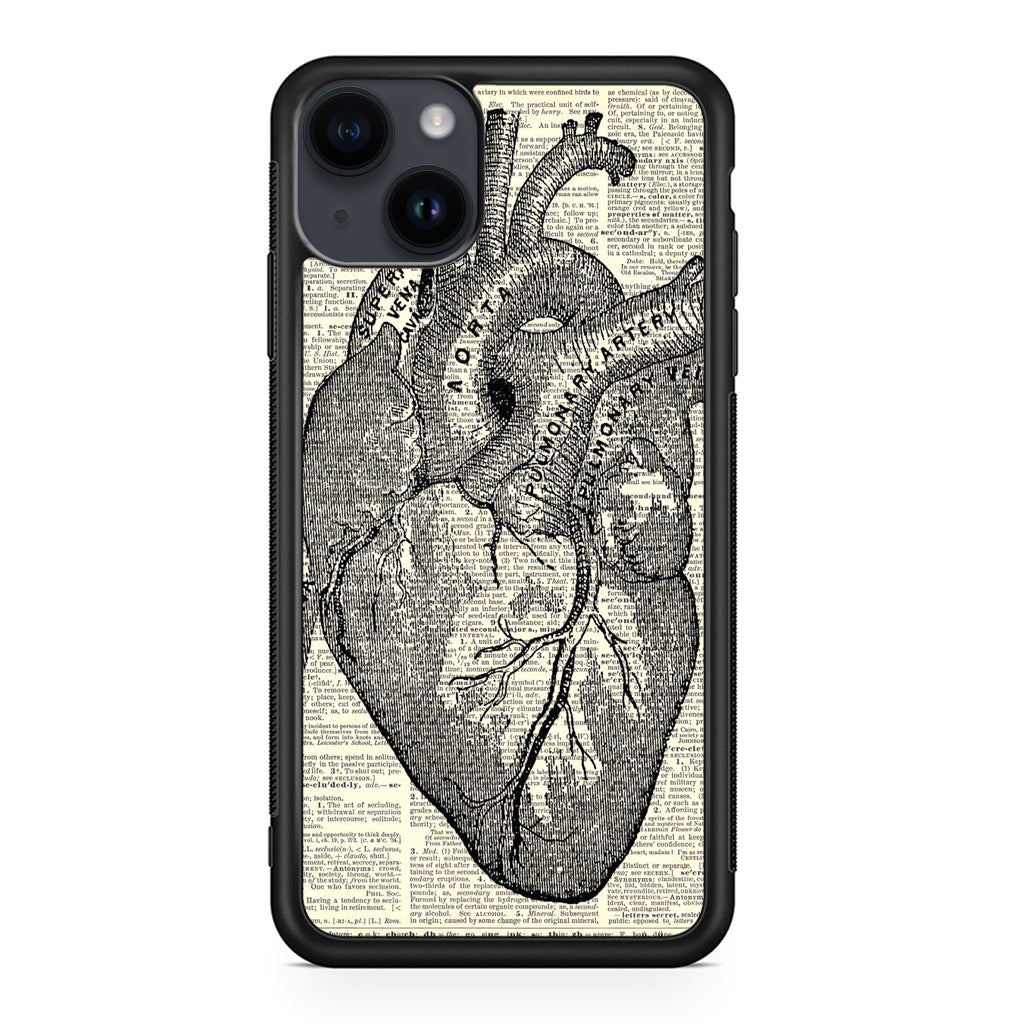 Heart Book Art iPhone 14 / 14 Plus Case