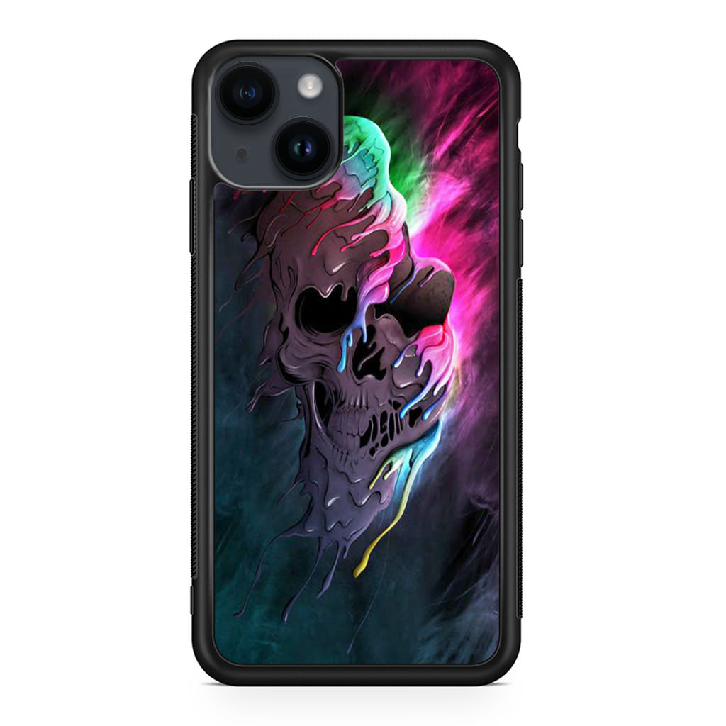 Melted Skull iPhone 14 / 14 Plus Case