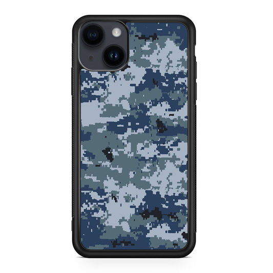 Navy Camo iPhone 14 / 14 Plus Case