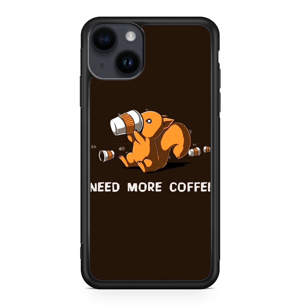 Need More Coffee Programmer Story iPhone 14 / 14 Plus Case