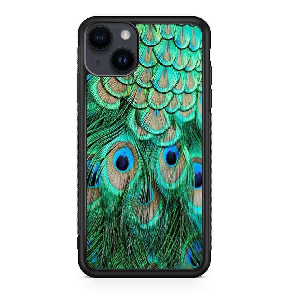 Peacock Feather iPhone 14 / 14 Plus Case