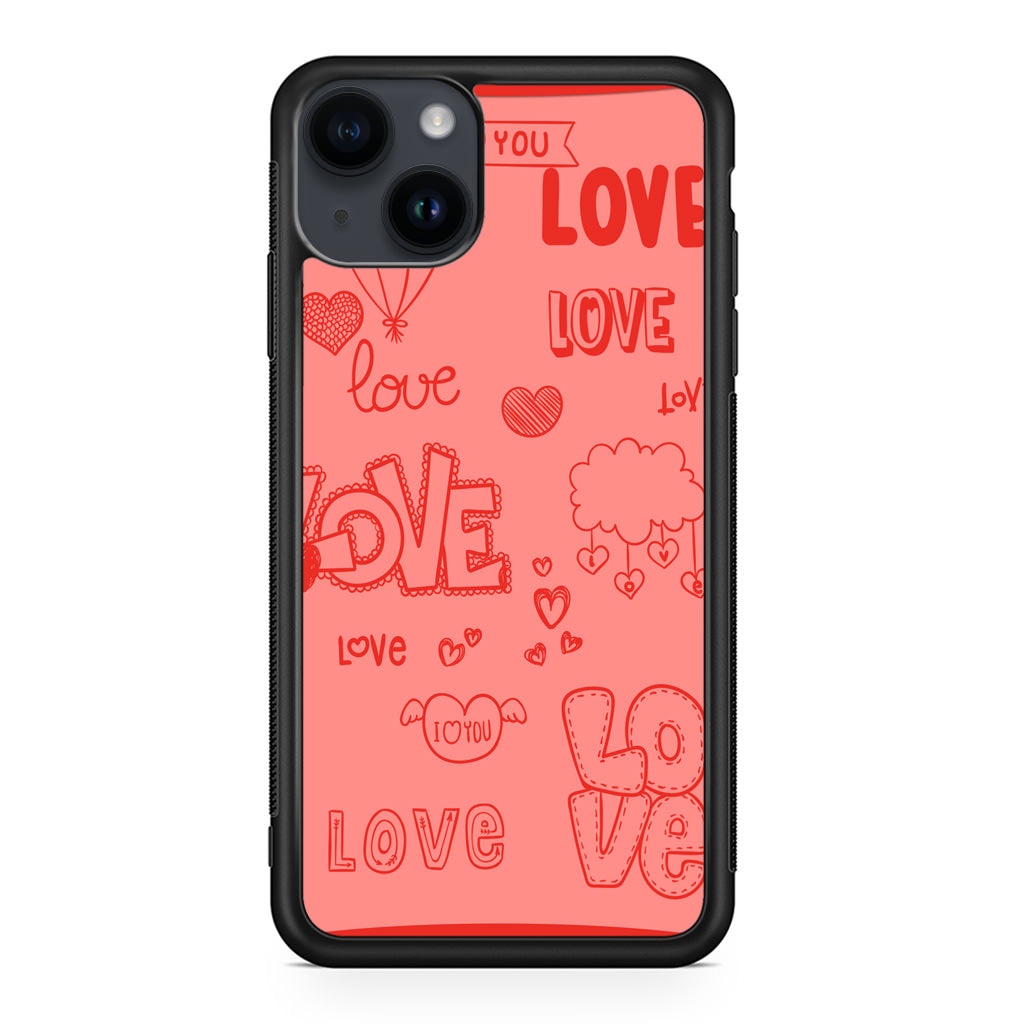 Pink Lover iPhone 14 / 14 Plus Case