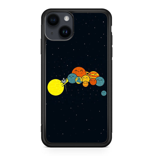 Planet Cute Illustration iPhone 15 / 15 Plus Case